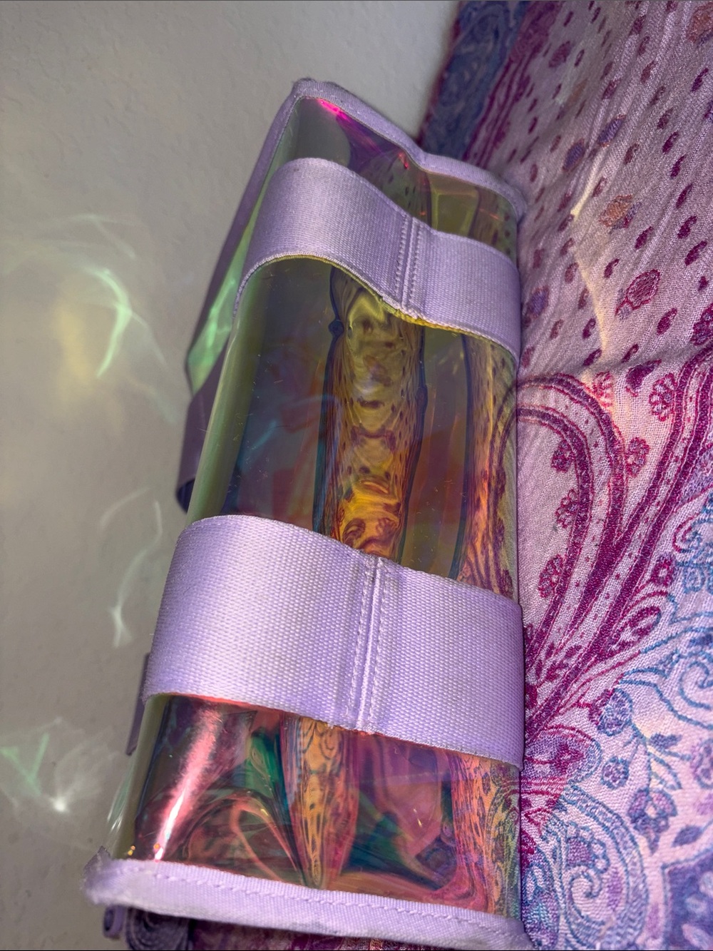 Case Mate iridescent Holographic jelly tote (medium) crossbody - Picture 5 of 13